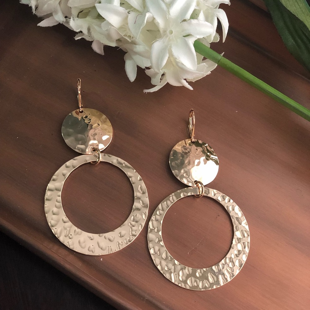 Anna & Ava gold tone earrings